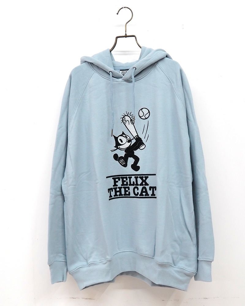 FELIX THE CAT フィリックス・ザ・キャット ベースボールモチーフ プルパーカー