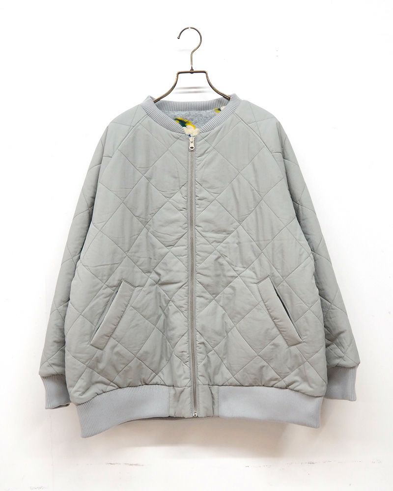 リバーシブルボアキルティングアウター レディース 秋冬 フード付き ボア面とキルティング面 二WAY仕様 モコモコ 暖かい ゆったりシルエット アウター