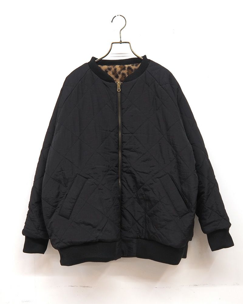 リバーシブルボアキルティングアウター レディース 秋冬 フード付き ボア面とキルティング面 二WAY仕様 モコモコ 暖かい ゆったりシルエット アウター