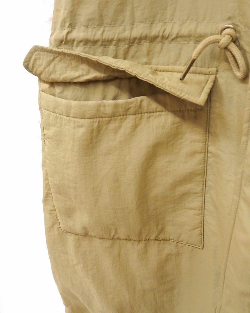 limiless 型押しボア×キルティングモッズコート