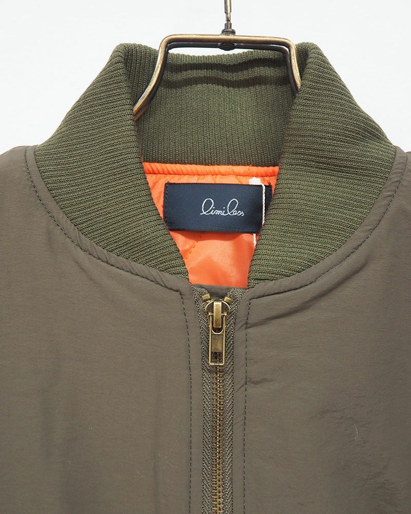 limiless ジャガード編みニットリメイクMA-1