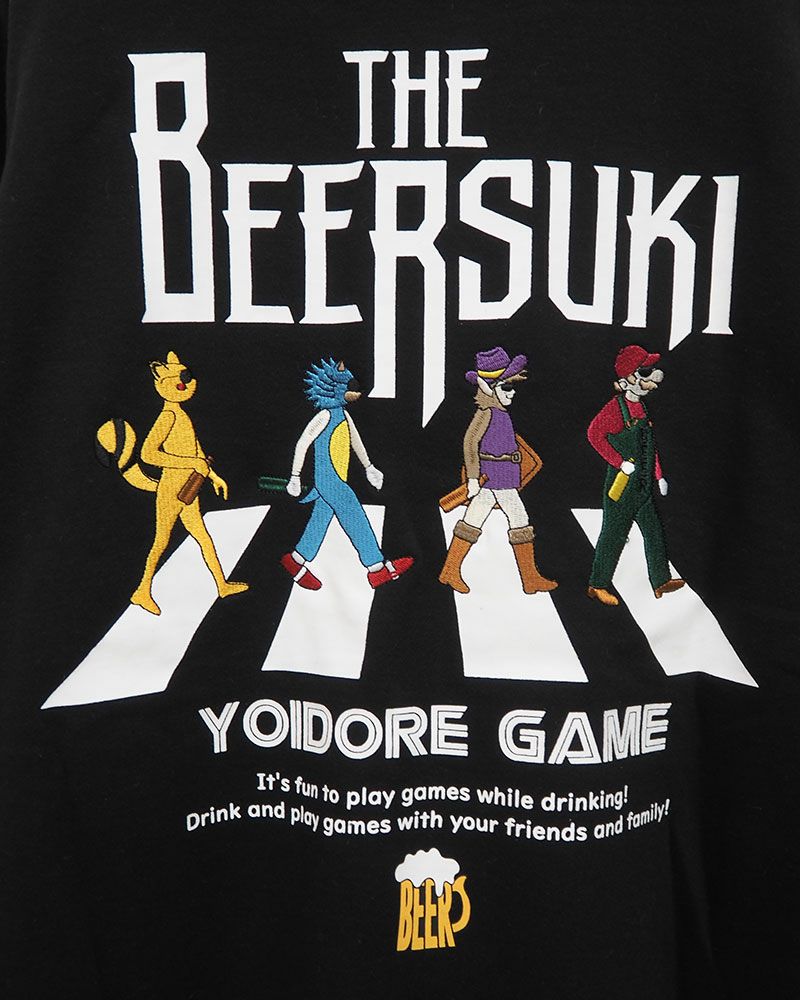 YOIDORE ビール好き クルーネックスウェット