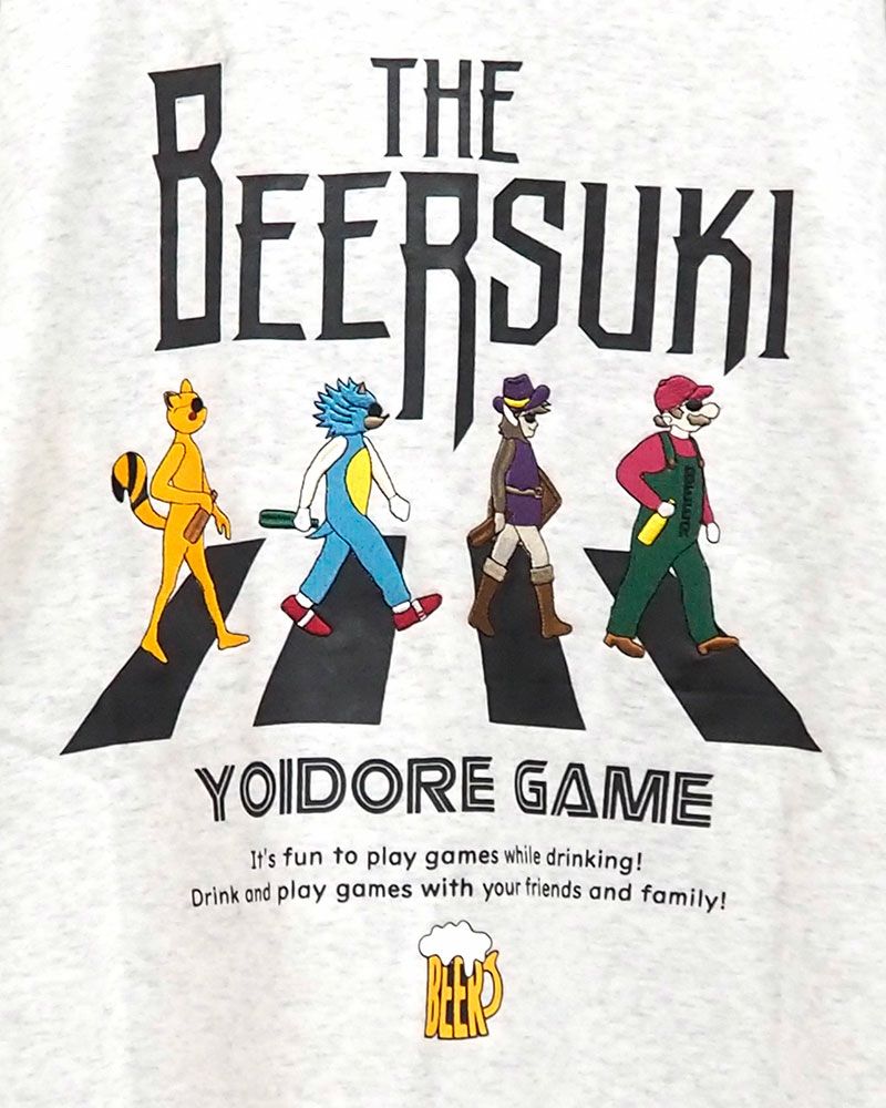 YOIDORE ビール好き クルーネックスウェット