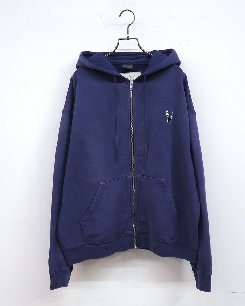 #Pokke（ポッケ） 日焼け加工裏毛パーカー