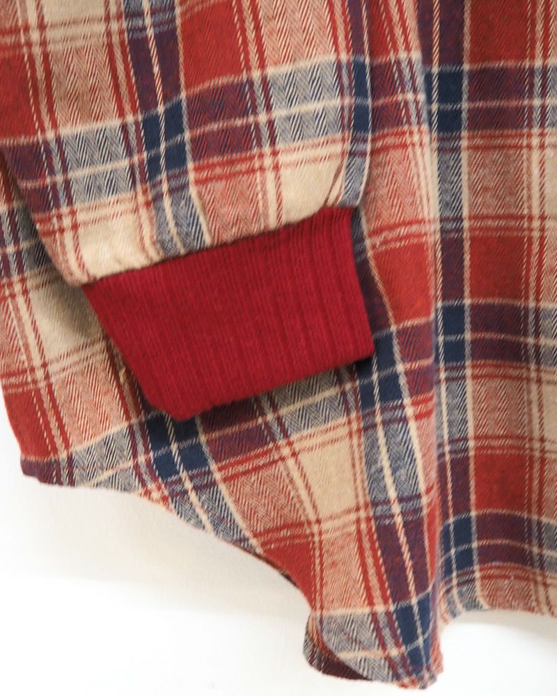 8Laboratory 起毛ネルランダムボタンシャツ