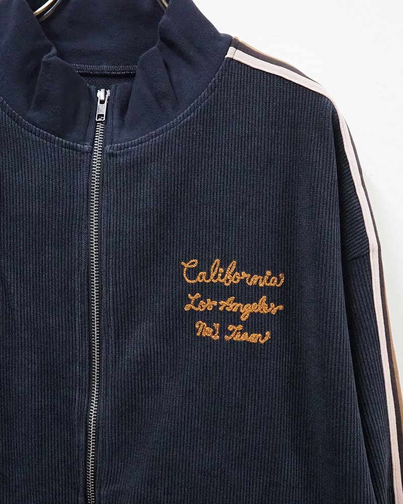 LIME.INC ニットコールハイネックZIP長袖トップス ダークグリーン／ライン袖デザインのレディース秋冬ジップブルゾン