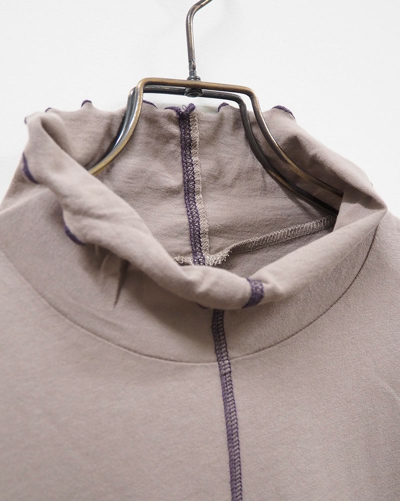 LIME.INC メロウネックロングスリーブ指穴付トップス 7カラー展開 ボーダーあり レディース秋冬インナー 長袖カットソー