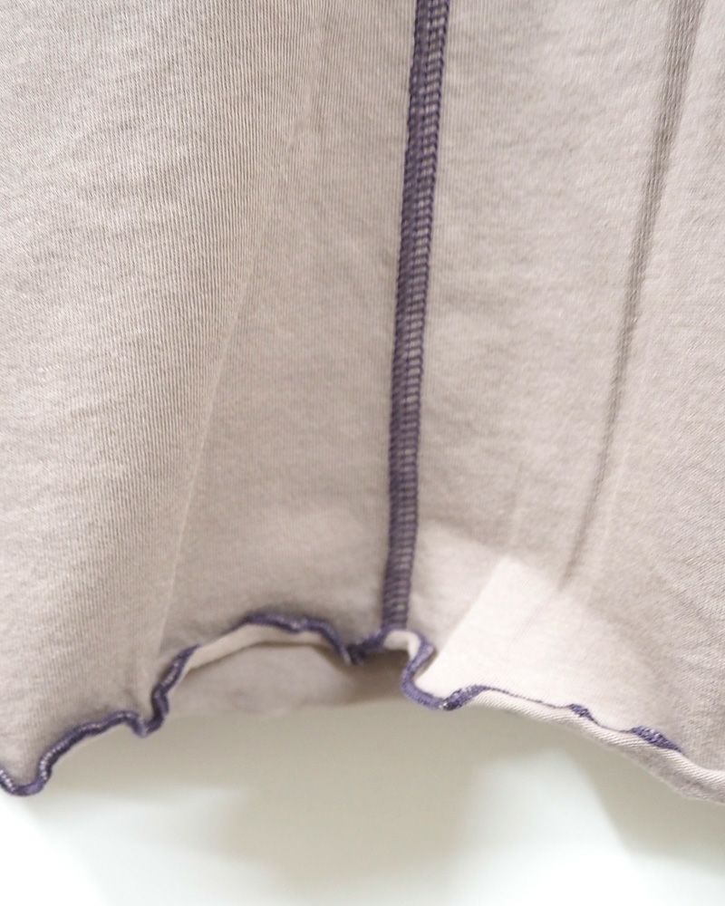 LIME.INC メロウネックロングスリーブ指穴付トップス 7カラー展開 ボーダーあり レディース秋冬インナー 長袖カットソー