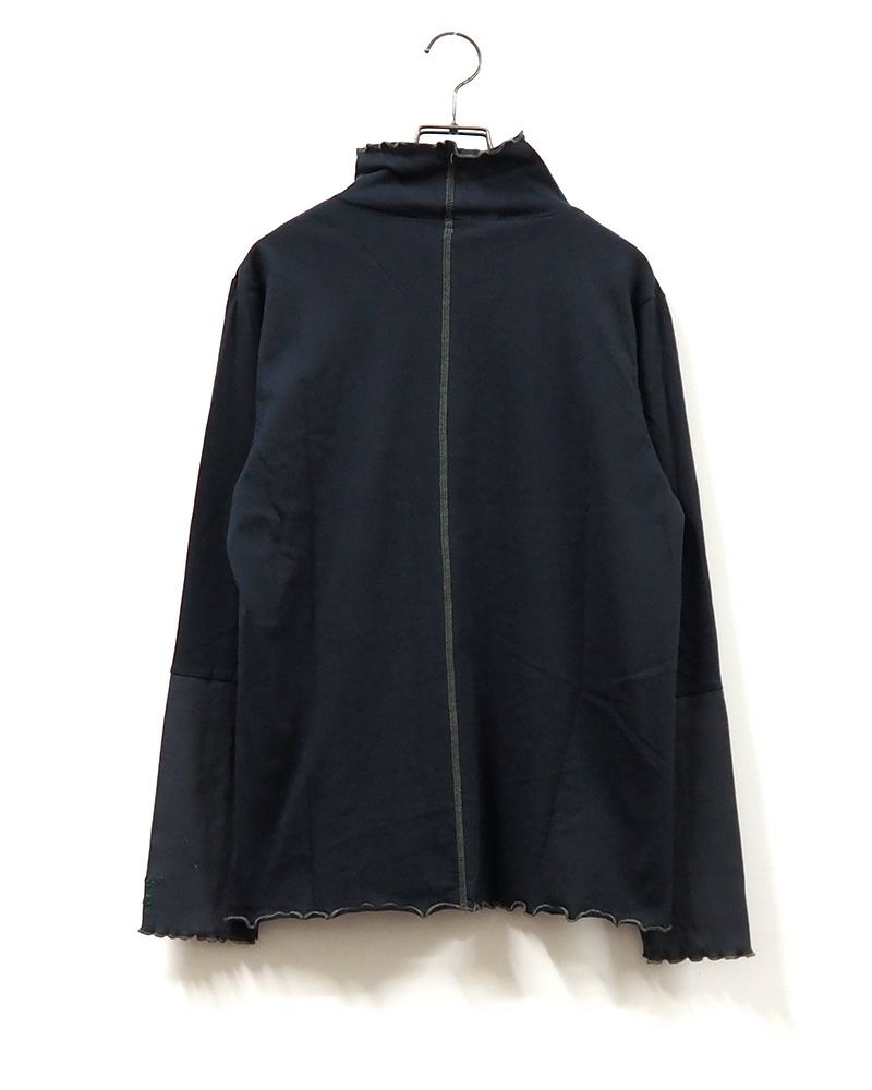 LIME.INC メロウネックロングスリーブ指穴付トップス 7カラー展開 ボーダーあり レディース秋冬インナー 長袖カットソー