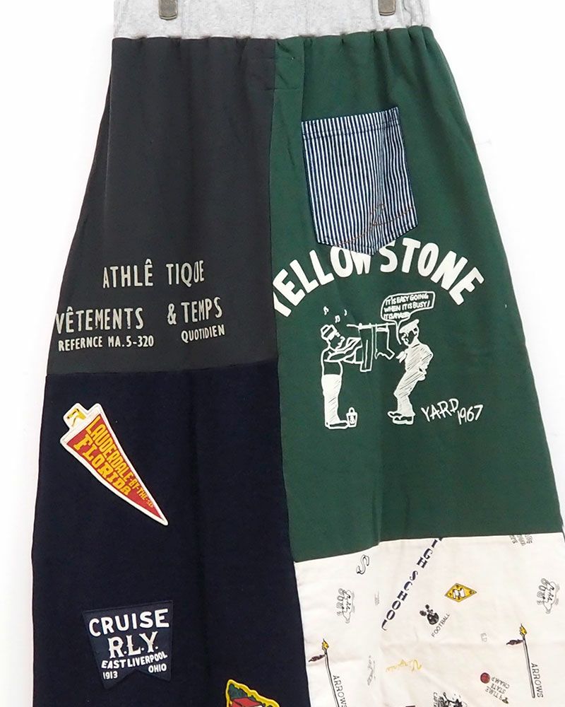 LIME.INC（ライムインク）ミニ裏毛リメイク風切替スカート