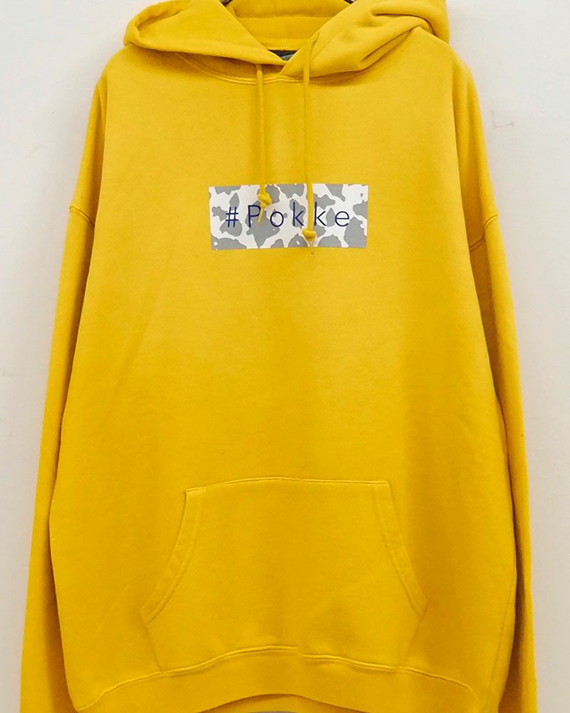 #Pokke（ポッケ） 日焼け加工裏起毛パーカー