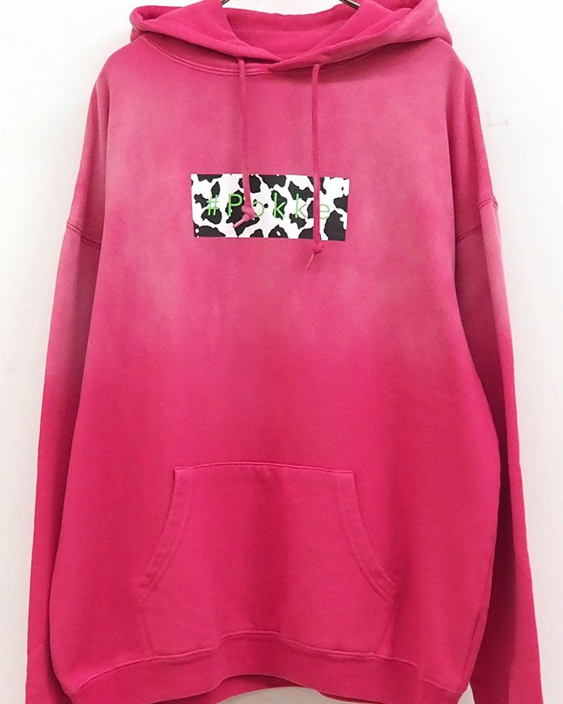 #Pokke（ポッケ） 日焼け加工裏起毛パーカー