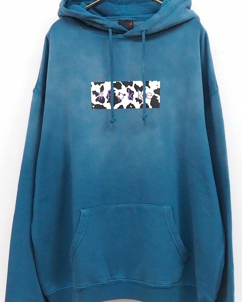 #Pokke（ポッケ） 日焼け加工裏起毛パーカー