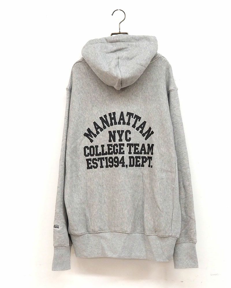 カレッジロゴパーカー トンプキン裏毛 ラバープリント アメカジ メンズ レディース ユニセックス  カジュアル ウェア 2025新作 デイリー