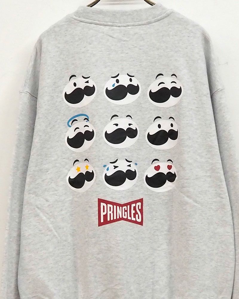 PRINGLES プリングルズ Mr.P サガラ刺繍 スウェット トレーナー ユニセックス