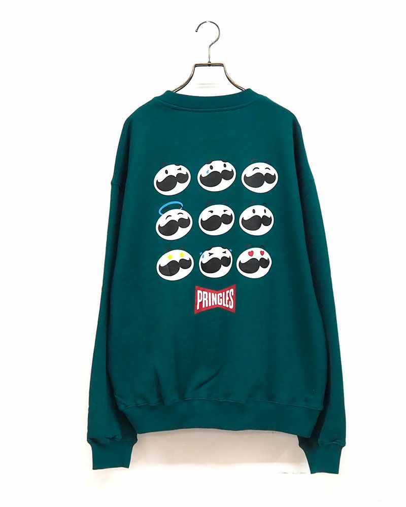 PRINGLES プリングルズ Mr.P サガラ刺繍 スウェット トレーナー ユニセックス
