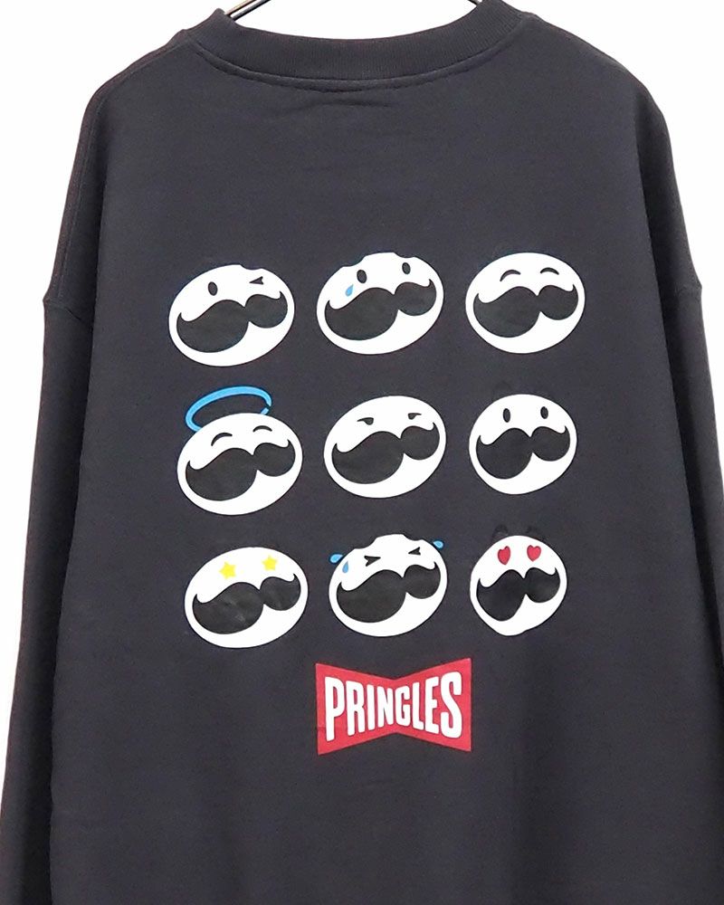 PRINGLES プリングルズ Mr.P サガラ刺繍 スウェット トレーナー ユニセックス