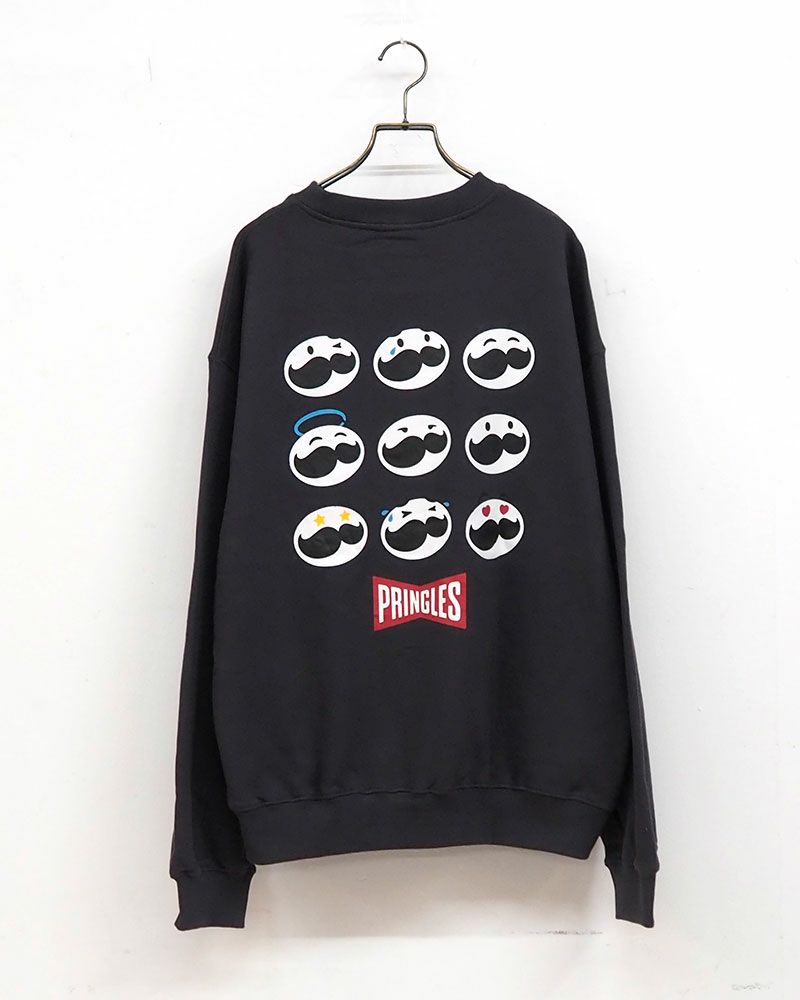 PRINGLES プリングルズ Mr.P サガラ刺繍 スウェット トレーナー ユニセックス
