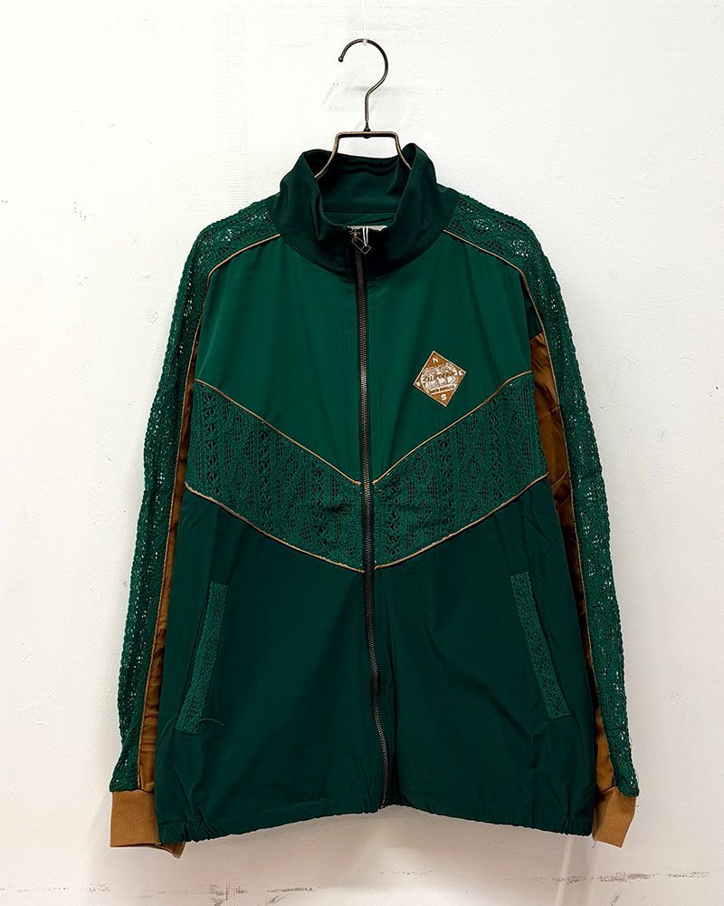 LIME.INC ストレッチナイロン レースブルゾン